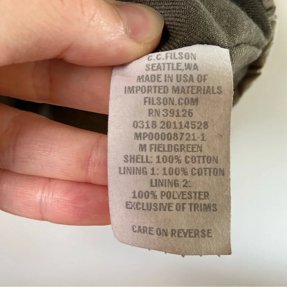 Filson Lined Jacket - Picture 6 of 14